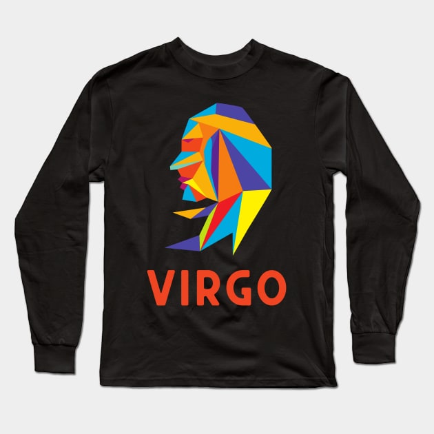 Virgo Zodiac Artwork Long Sleeve T-Shirt by isstgeschichte